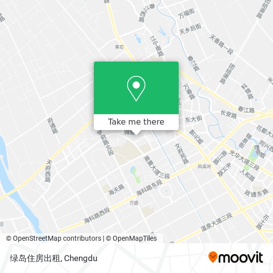 绿岛住房出租 map