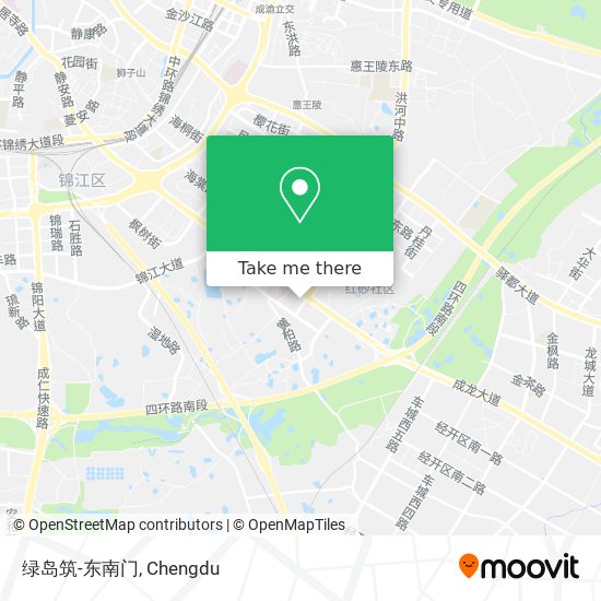 绿岛筑-东南门 map