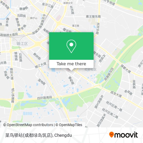 菜鸟驿站(成都绿岛筑店) map