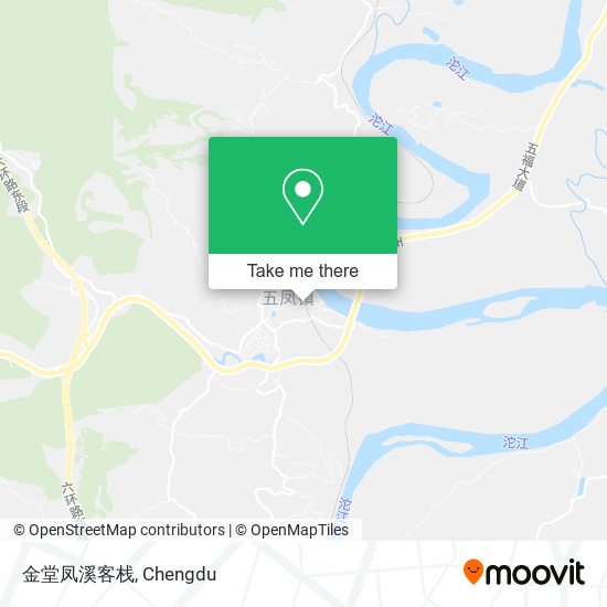 金堂凤溪客栈 map