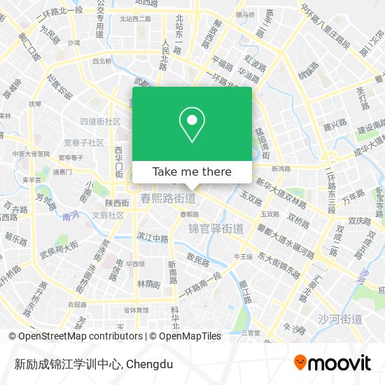 新励成锦江学训中心 map