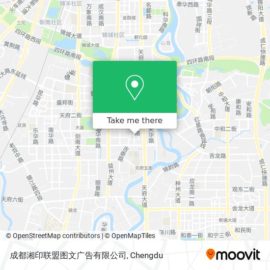 成都湘印联盟图文广告有限公司 map