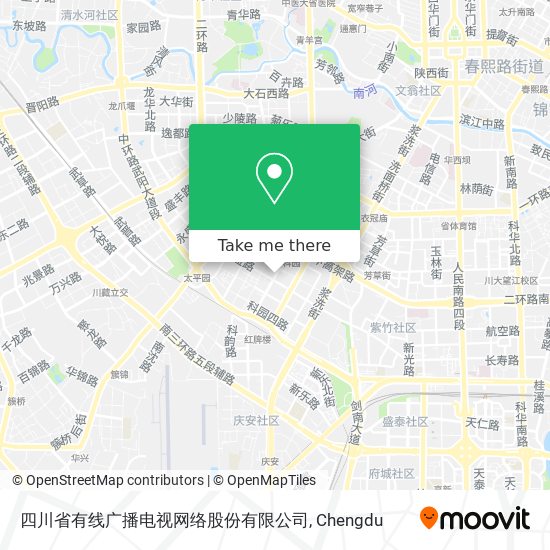 四川省有线广播电视网络股份有限公司 map
