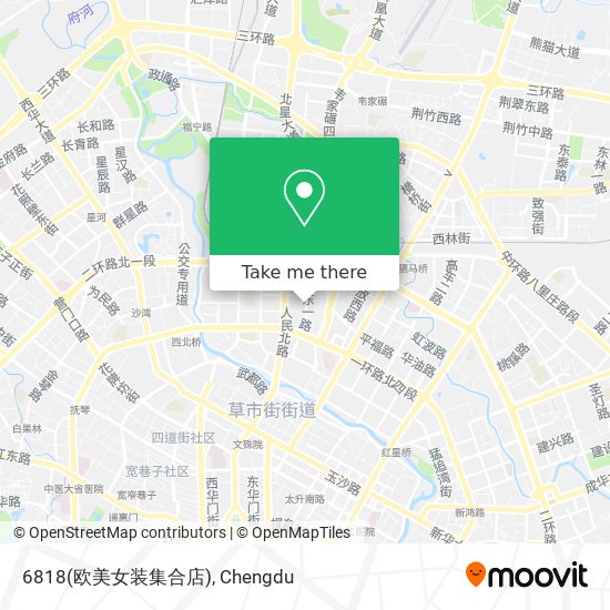 6818(欧美女装集合店) map