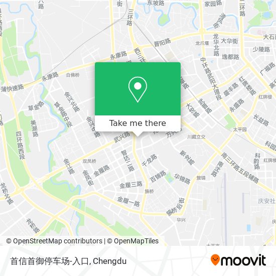 首信首御停车场-入口 map