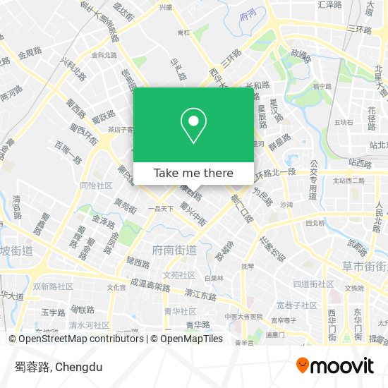 蜀蓉路 map