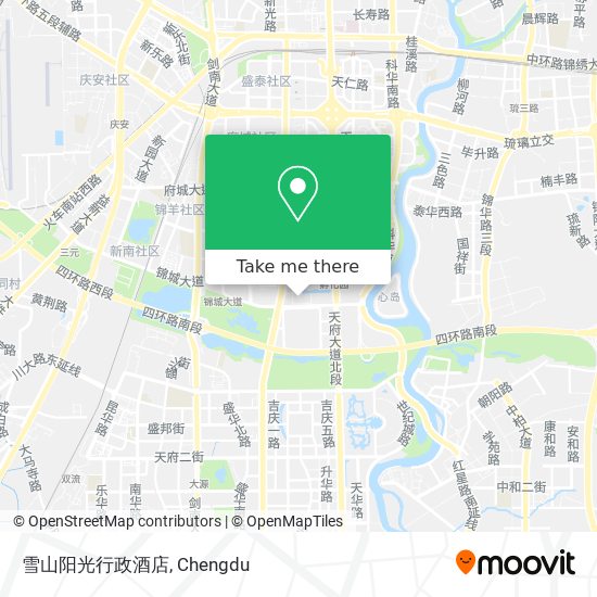 雪山阳光行政酒店 map