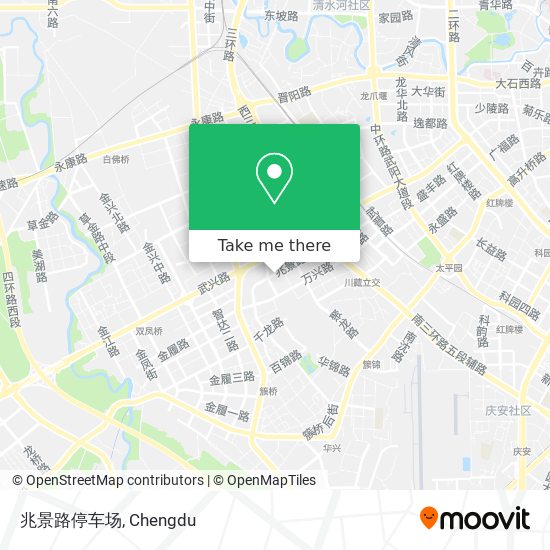 兆景路停车场 map