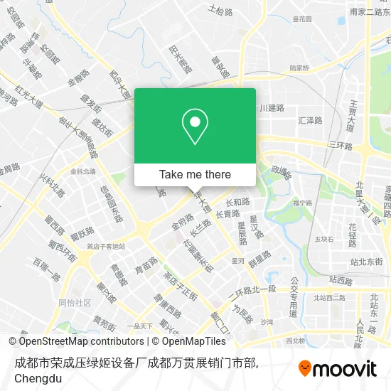 成都市荣成压绿姬设备厂成都万贯展销门市部 map