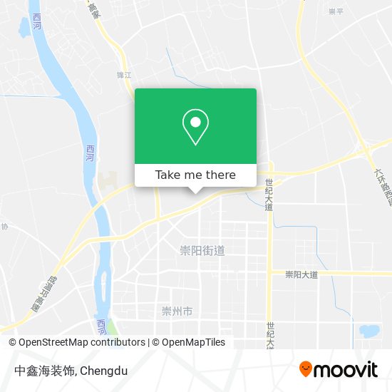 中鑫海装饰 map