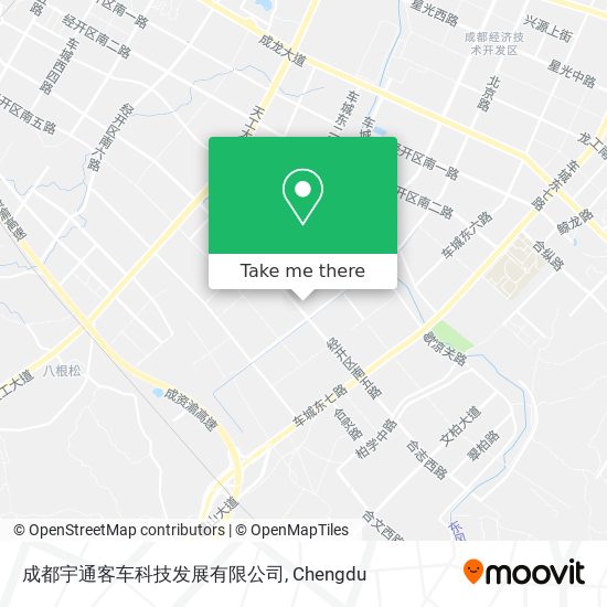 成都宇通客车科技发展有限公司 map