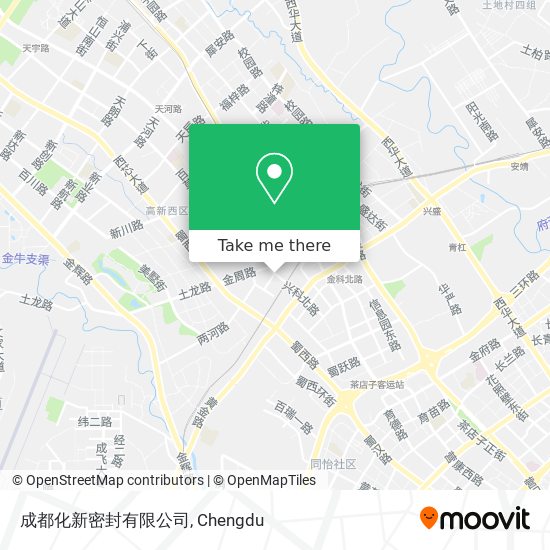 成都化新密封有限公司 map
