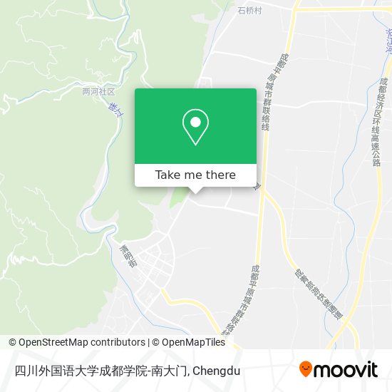 四川外国语大学成都学院-南大门 map