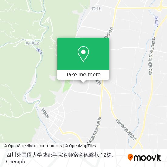 四川外国语大学成都学院教师宿舍德馨苑-12栋 map