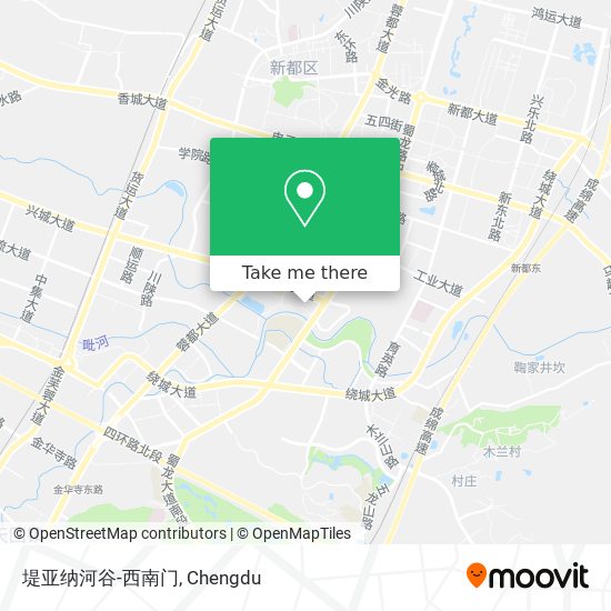 堤亚纳河谷-西南门 map