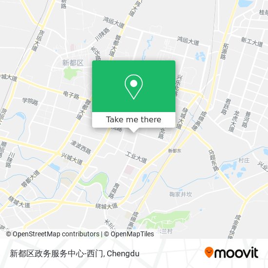 新都区政务服务中心-西门 map