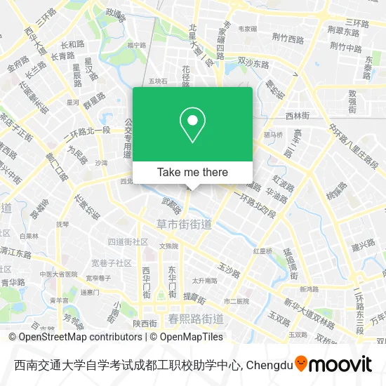 西南交通大学自学考试成都工职校助学中心 map