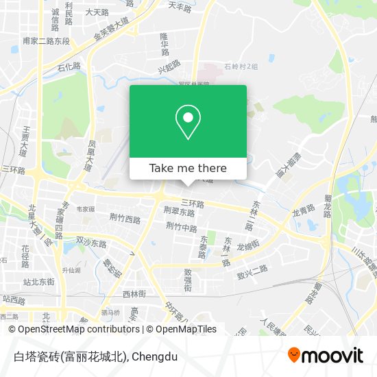 白塔瓷砖(富丽花城北) map