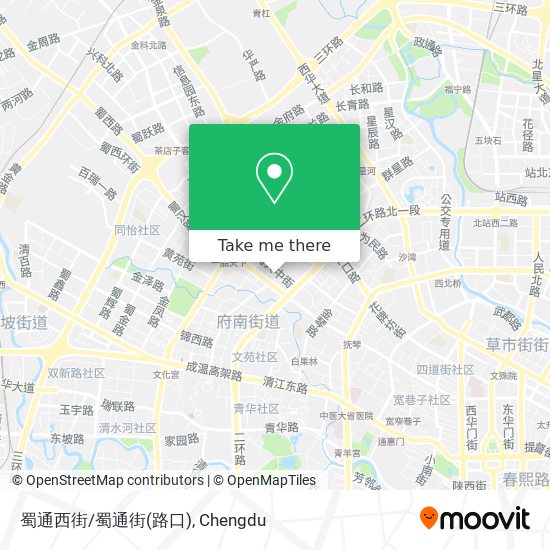 蜀通西街/蜀通街(路口) map