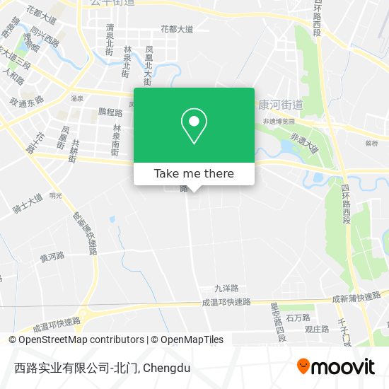 西路实业有限公司-北门 map