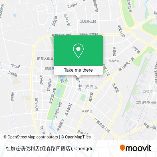 红旗连锁便利店(迎春路四段店) map