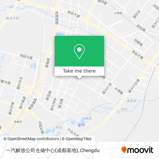 一汽解放公司仓储中心(成都基地) map