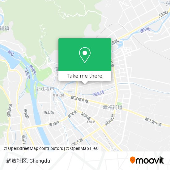解放社区 map