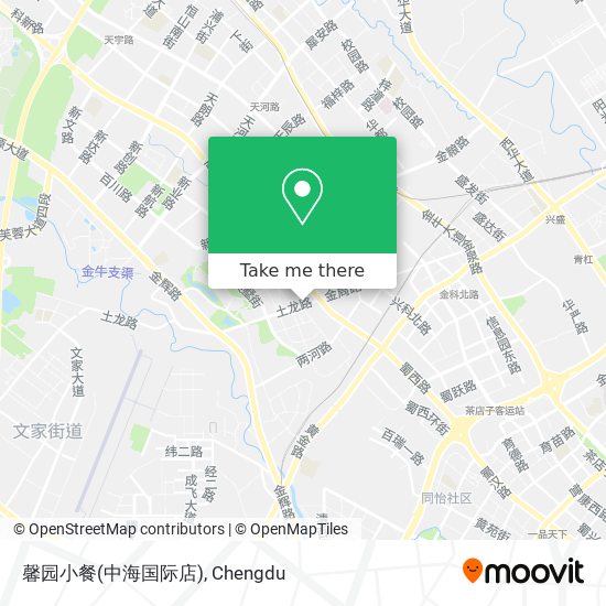 馨园小餐(中海国际店) map
