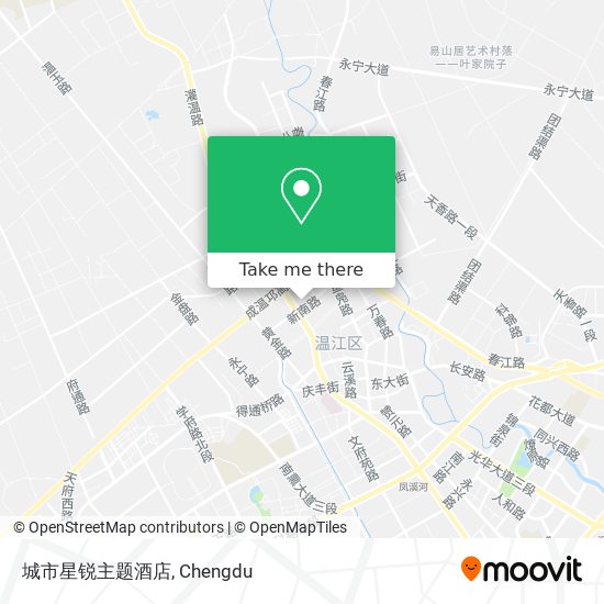 城市星锐主题酒店 map