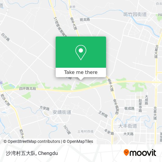 沙湾村五大队 map