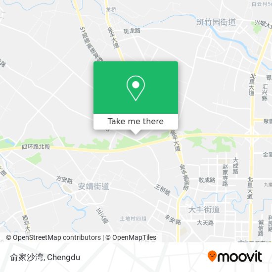 俞家沙湾 map