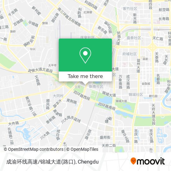 成渝环线高速/锦城大道(路口) map