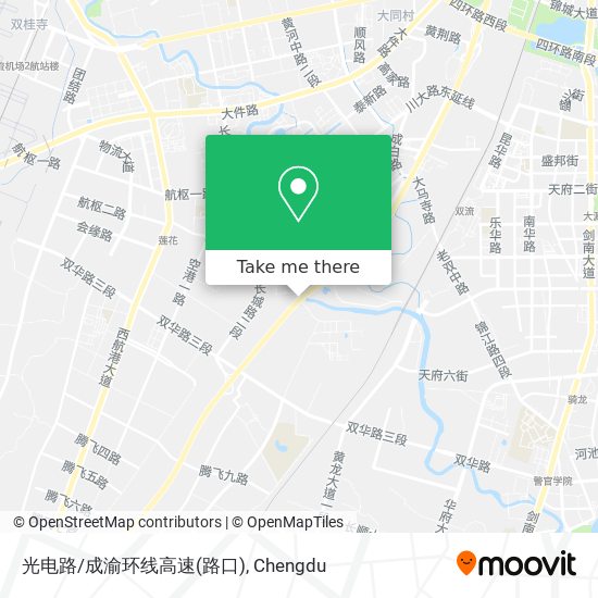 光电路/成渝环线高速(路口) map
