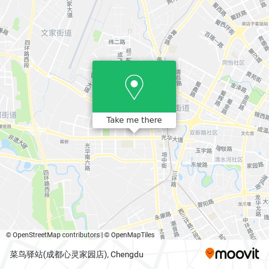 菜鸟驿站(成都心灵家园店) map