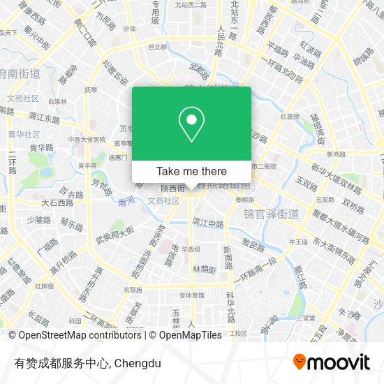 有赞成都服务中心 map