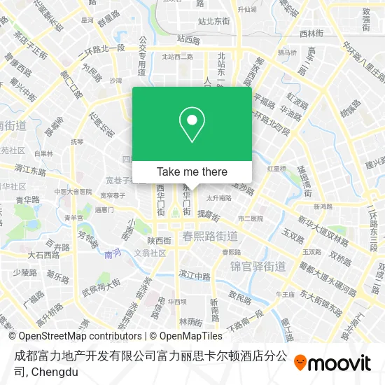 成都富力地产开发有限公司富力丽思卡尔顿酒店分公司 map