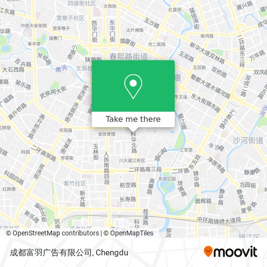 成都富羽广告有限公司 map