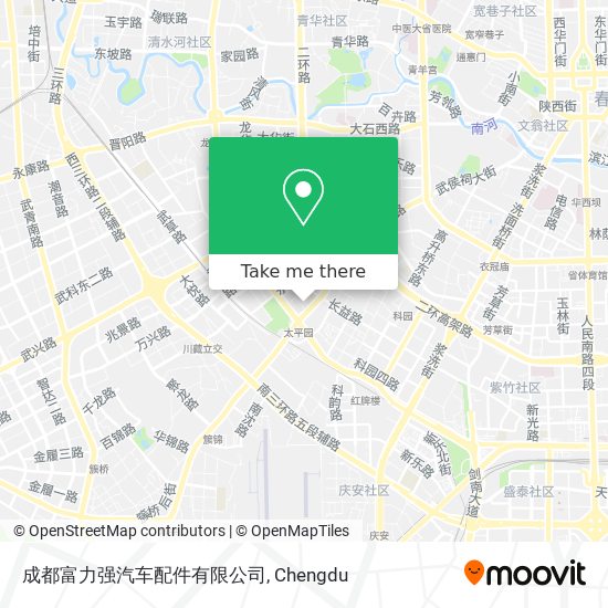 成都富力强汽车配件有限公司 map