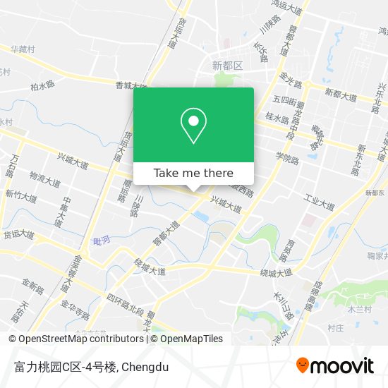 富力桃园C区-4号楼 map