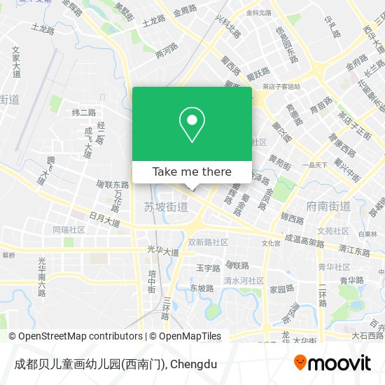 成都贝儿童画幼儿园(西南门) map