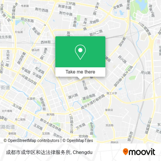 成都市成华区和达法律服务所 map