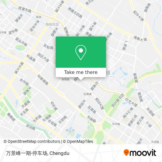 万景峰一期-停车场 map