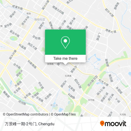 万景峰一期-2号门 map