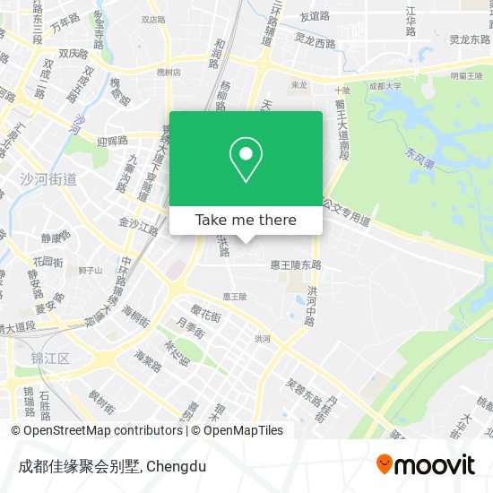 成都佳缘聚会别墅 map