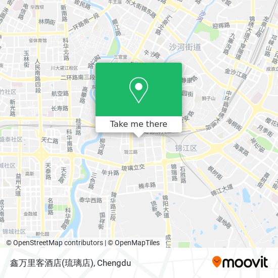 鑫万里客酒店(琉璃店) map
