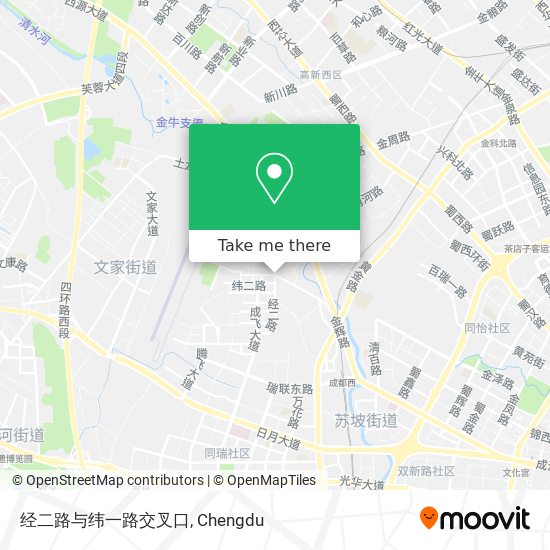 经二路与纬一路交叉口 map