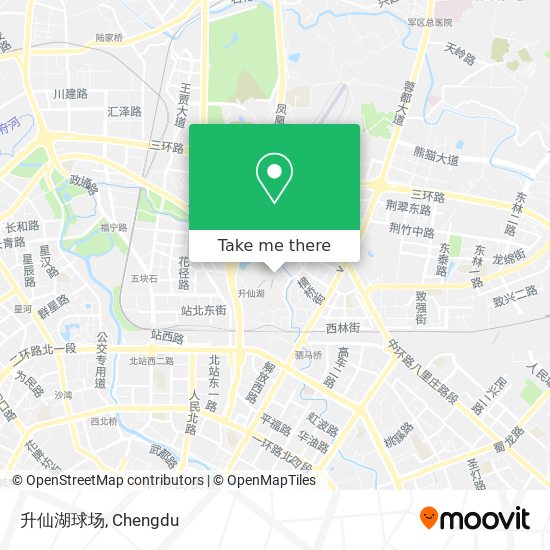 升仙湖球场 map