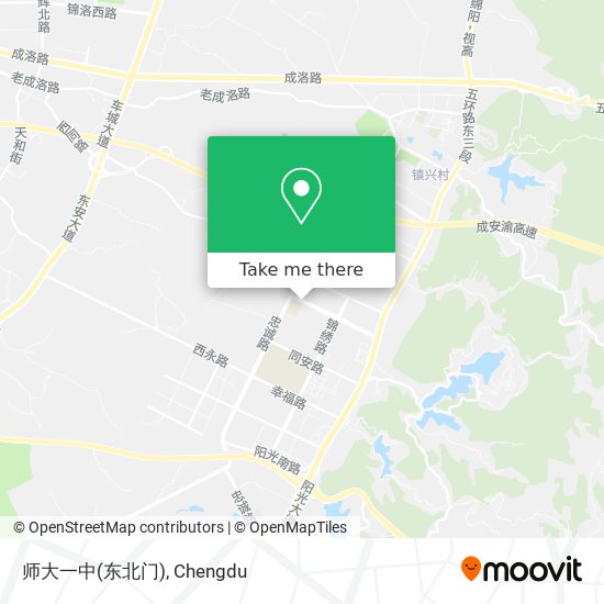 师大一中(东北门) map