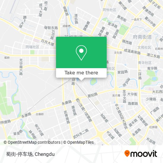 蜀街-停车场 map