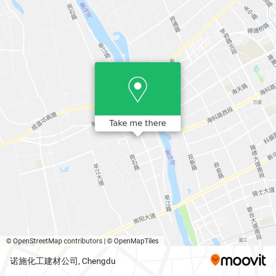 诺施化工建材公司 map